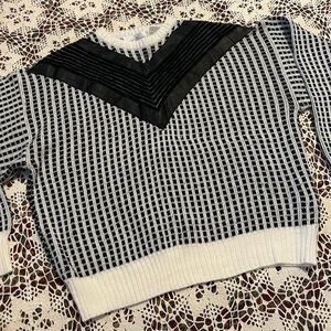 Black and White Vintage Sweater